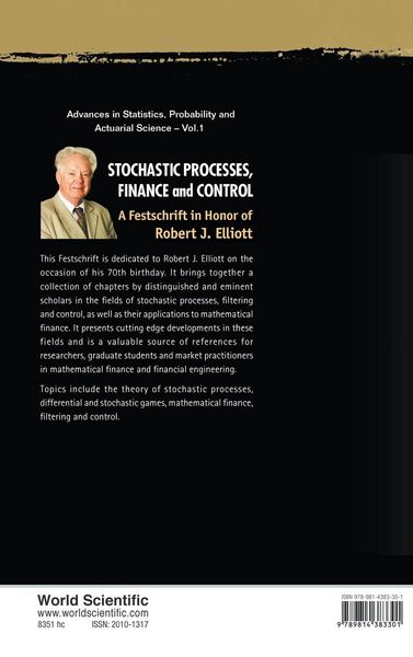 Produktbild: Stochastic Processes, Finance & Control