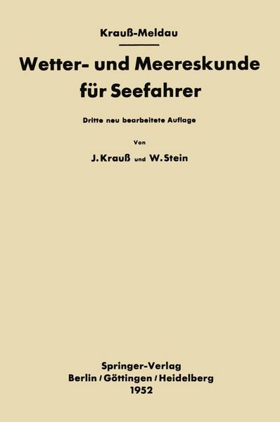 Produktbild: Wetter- und Meereskunde f&uuml;r Seefahrer