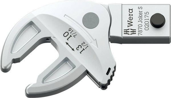 Produktbild: Wera 05020175001 7870 Joker S Selbstjustierender Einsteck-Maulschl&uuml;ssel Schl&uuml;sselweite (Metrisch) 10 - 13 mm Schl&uuml;sselweite (Zoll) 1/2" - 7/16"