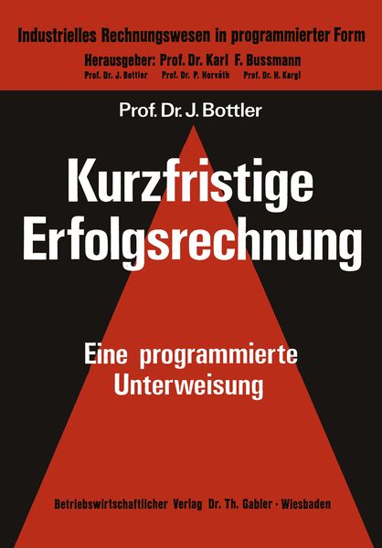 Produktbild: Kurzfristige Erfolgsrechnung
