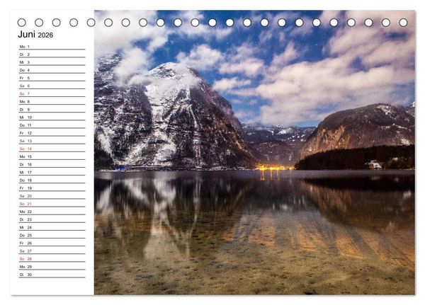 Produktbild: &Ouml;sterreich. Gr&uuml;&szlig;e vom Land der Berge und Seen (Tischkalender 2026 DIN A5 quer), CALVENDO Monatskalender