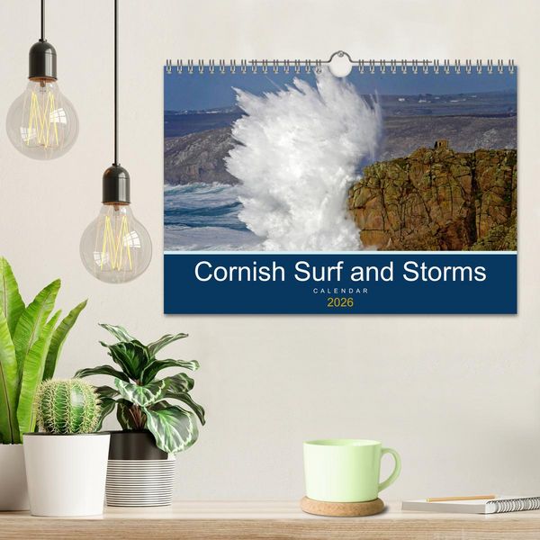 Produktbild: Cornish Surf and Storms (Wall Calendar 2026 DIN A4 landscape), CALVENDO 12 Month Wall Calendar