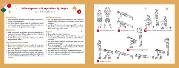 Produktbild: 24 Workouts f&uuml;r den Advent