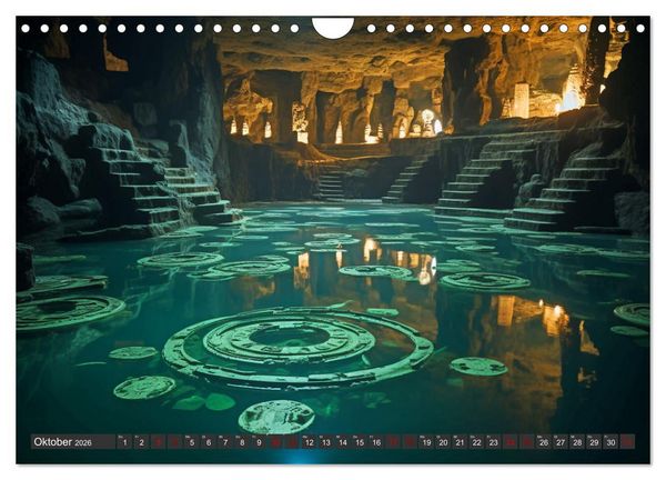 Produktbild: R&auml;tselhaftes aus der Arch&auml;ologie (Wandkalender 2026 DIN A4 quer), CALVENDO Monatskalender