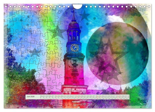 Produktbild: In Hamburg sagt man ... (Wandkalender 2026 DIN A4 quer), CALVENDO Monatskalender