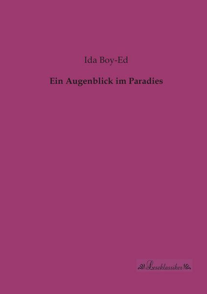 Produktbild: Ein Augenblick im Paradies