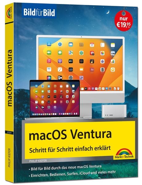 Produktbild: MacOS Ventura Bild für Bild - die Anleitung in Bildern - ideal für Einsteiger, Umsteiger und Fortgeschrittene