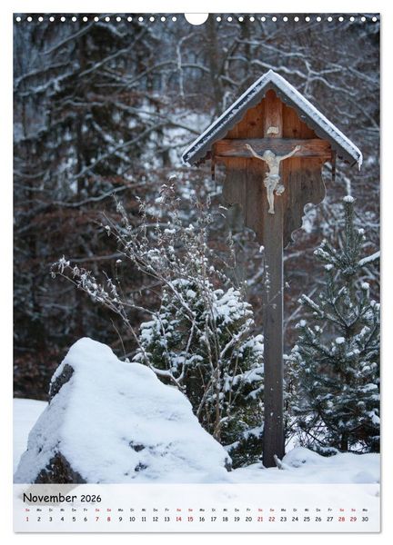 Produktbild: Feldkreuze im bayerischen Oberland (Wandkalender 2026 DIN A3 hoch), CALVENDO Monatskalender