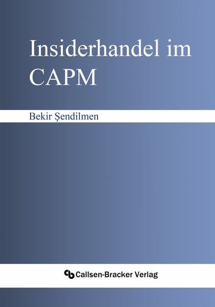 Produktbild: Insiderhandel im CAPM