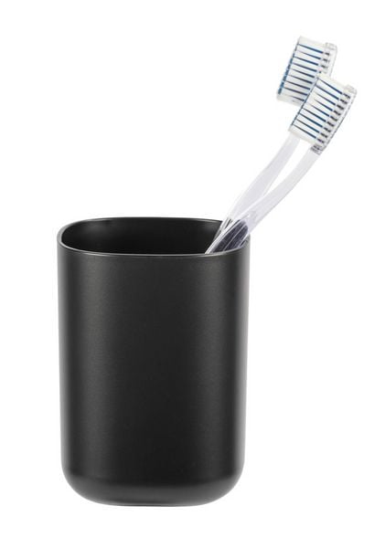 Produktbild: Bad-Accessoire Set Mod. Davos Schwarz, mit Treteimer 5 Liter