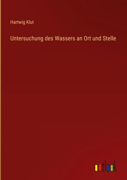 Produktbild: Untersuchung des Wassers an Ort und Stelle