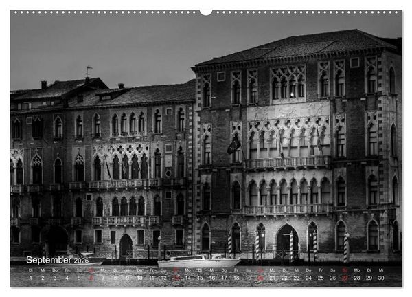 Produktbild: Venedig - Licht und Schatten (hochwertiger Premium Wandkalender 2026 DIN A2 quer), Kunstdruck in Hochglanz