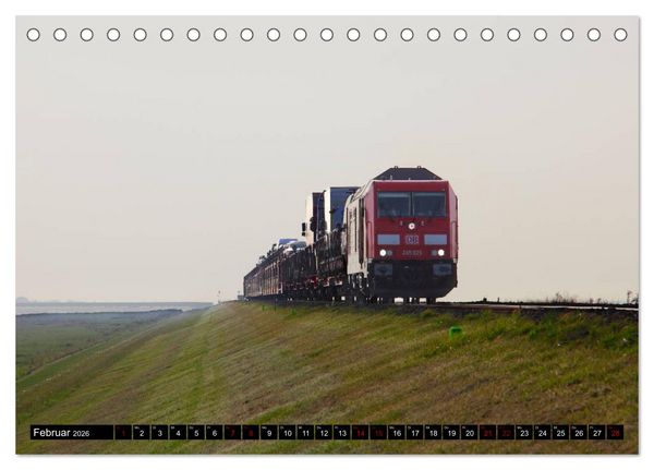 Produktbild: Die Marschbahn (Tischkalender 2026 DIN A5 quer), CALVENDO Monatskalender