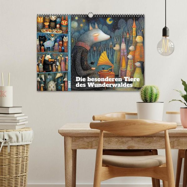 Produktbild: Die besonderen Tiere des Wunderwaldes (Wandkalender 2027 DIN A3 quer), CALVENDO Monatskalender