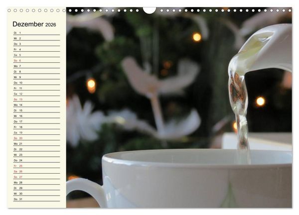 Produktbild: Es ist Zeit f&uuml;r Tee. Impressionen (Wandkalender 2026 DIN A3 quer), CALVENDO Monatskalender