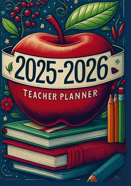 Produktbild: 2025-2026 Lehrerplaner: Der ultimative Organisator f&uuml;r Lehrkr&auml;fte
