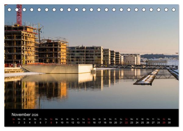 Produktbild: Baustellen (Tischkalender 2026 DIN A5 quer), CALVENDO Monatskalender