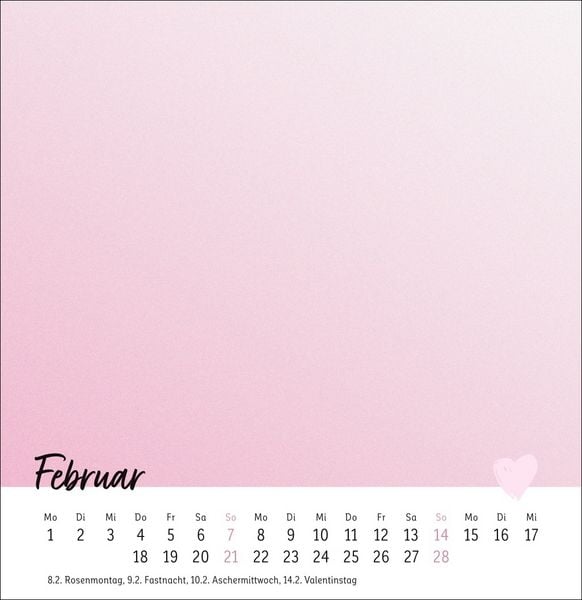 Produktbild: Kreativkalender zum Aufstellen Mit Liebe gemacht 2027