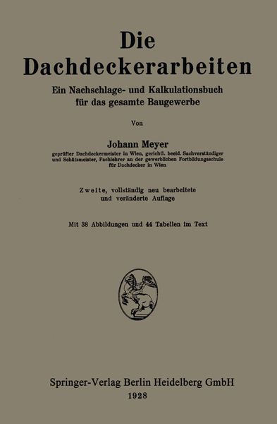Produktbild: Die Dachdeckerarbeiten