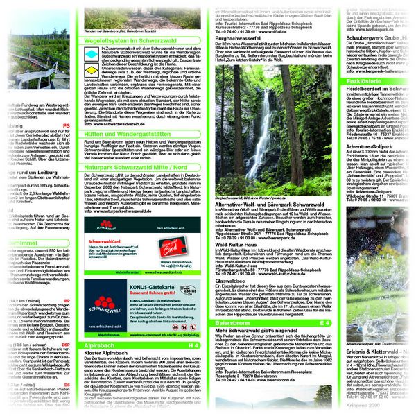Produktbild: Publicpress Rad- und Wanderkarte Freudenstadt, Baiersbronn, Bad Rippoldsau-Schapbach, Enzkl&ouml;sterle 1:50.000