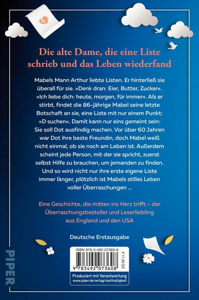 Produktbild: Mrs Mabels letzte Liste
