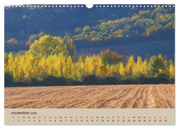Produktbild: Paysages de l'Yonne (Calendrier mural 2026 DIN A3 vertical), CALVENDO calendrier mensuel