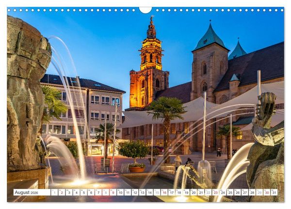 Produktbild: Baden-W&uuml;rttemberg - Heilbronn (Wandkalender 2026 DIN A3 quer), CALVENDO Monatskalender