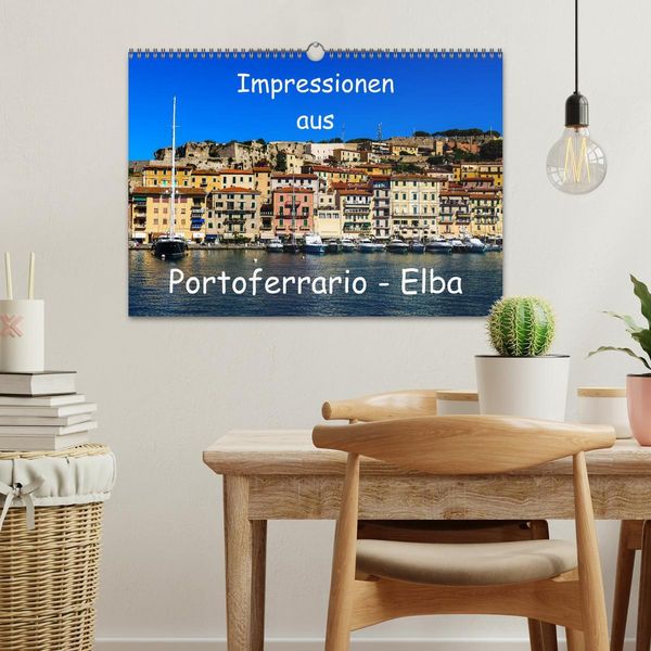 Produktbild: Impressionen aus Portoferrario - Elba (Wandkalender 2026 DIN A3 quer), CALVENDO Monatskalender