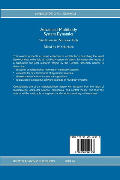 Produktbild: Advanced Multibody System Dynamics