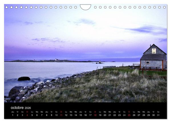 Produktbild: Saint-Pierre et Miquelon &agrave; l'&eacute;tat sauvage (Calendrier mural 2026 DIN A4 vertical), CALVENDO calendrier mensuel