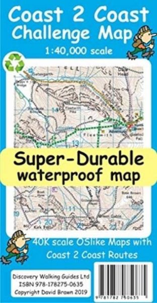 Produktbild: Coast to Coast Challenge Map