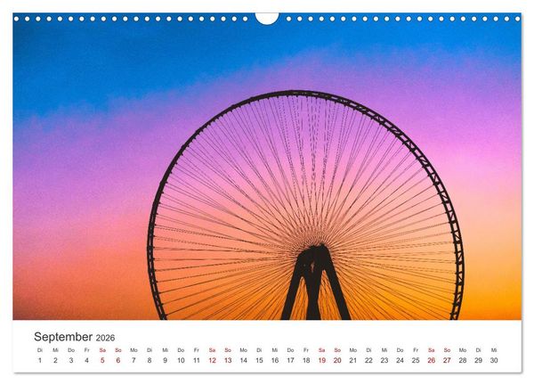 Produktbild: Riesenr&auml;der - Ein Spa&szlig; f&uuml;r jung und alt. (Wandkalender 2026 DIN A3 quer), CALVENDO Monatskalender