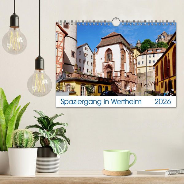 Produktbild: Spaziergang in Wertheim (Wandkalender 2026 DIN A4 quer), CALVENDO Monatskalender