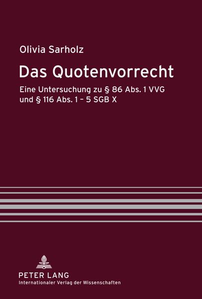 Produktbild: Das Quotenvorrecht