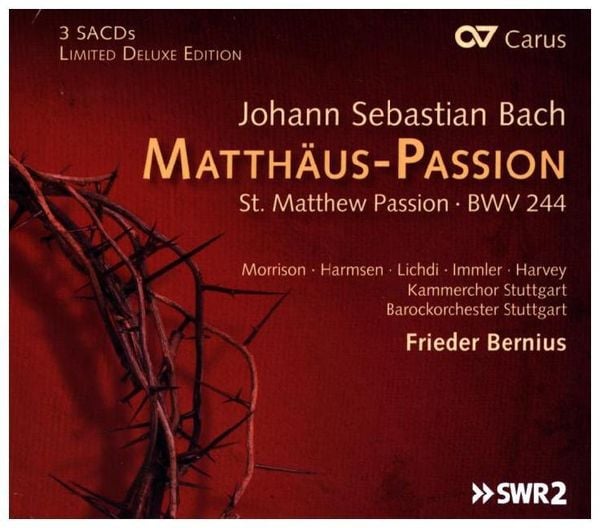 Produktbild: Matth&auml;us Passion BWV 244 (limited Deluxe Edition)