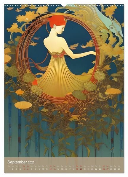 Produktbild: Hidden Beauty (High Quality Premium Wall Calendar 2026 DIN A2 portrait),CALVENDO 12 Month Wall Calendar