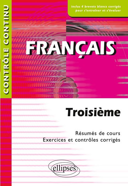 Français 3e, Taschenbuch von Laurent , Guay , Constantin-T, Ellipses, 9782729850609