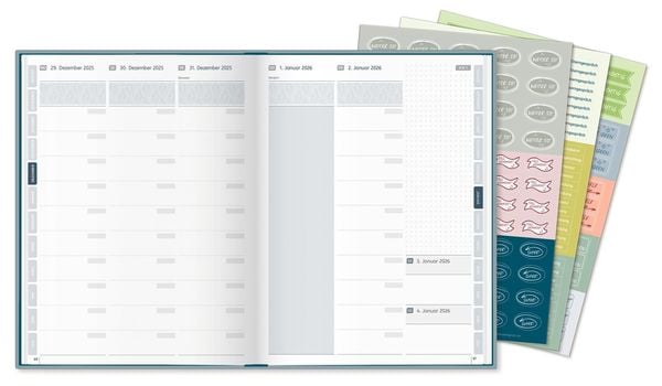 Mein Lehrerplaner A4+ – Hardcover – Lehrerkalender für das Schuljahr 2025/2026 – Nordwind