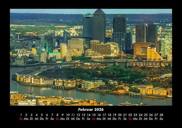Produktbild: London 2026 Fotokalender DIN A3