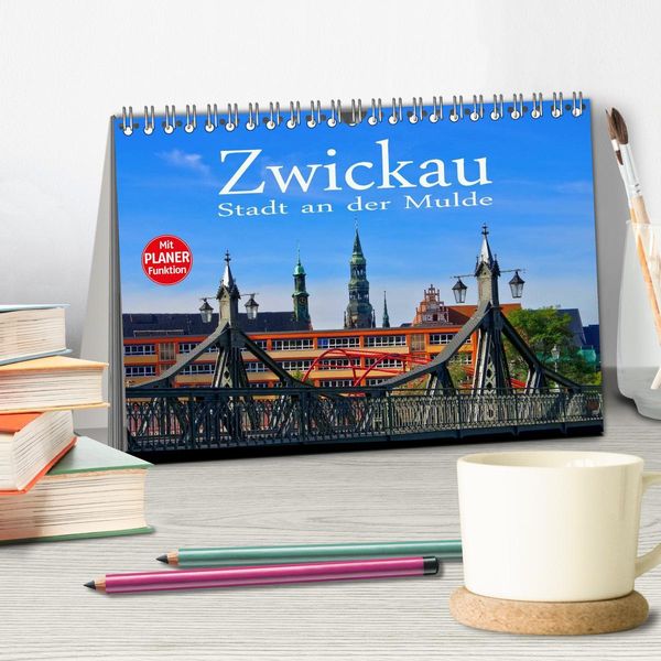 Produktbild: Zwickau - Stadt an der Mulde (Tischkalender 2026 DIN A5 quer), CALVENDO Monatskalender