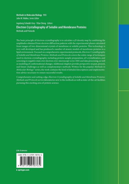 Produktbild: Electron Crystallography of Soluble and Membrane Proteins