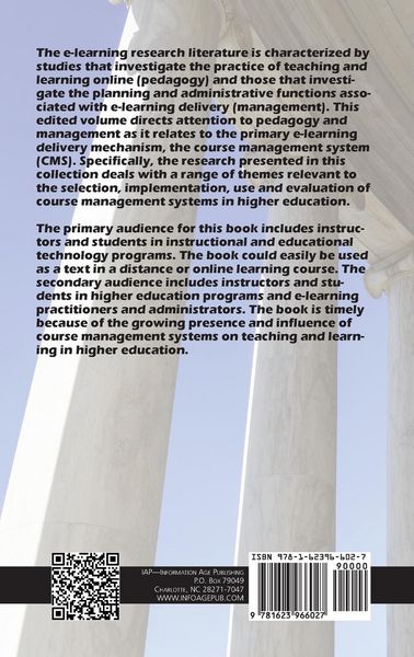 Produktbild: Research on Course Management Systems in Higher Education (Hc)