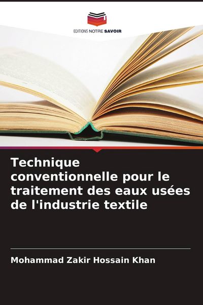 Produktbild: Technique conventionnelle pour le traitement des eaux us&eacute;es de l'industrie textile