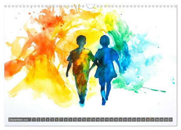 Produktbild: Menschenrechte - W&uuml;rde und Freiheit (Wandkalender 2026 DIN A3 quer), CALVENDO Monatskalender