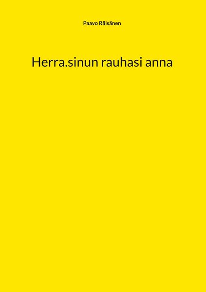 Produktbild: Herra.sinun rauhasi anna