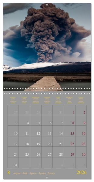 Produktbild: Iceland - the land of ice and fire (Wall Calendar 2026 12 &times; 12 Inch) CALVENDO 12 Month Wall Calendar