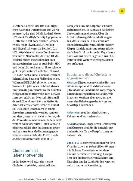 Produktbild: Cholesterin - Endlich Klartext