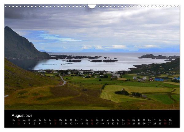 Produktbild: An Norwegens K&uuml;sten (Wandkalender 2026 DIN A3 quer), CALVENDO Monatskalender