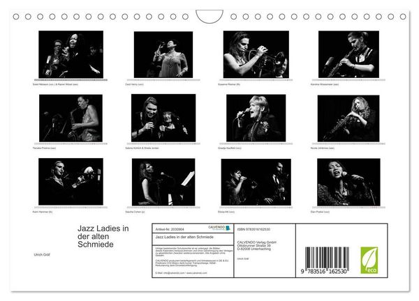 Produktbild: Jazz Ladies in der alten Schmiede (Wandkalender 2026 DIN A4 quer), CALVENDO Monatskalender