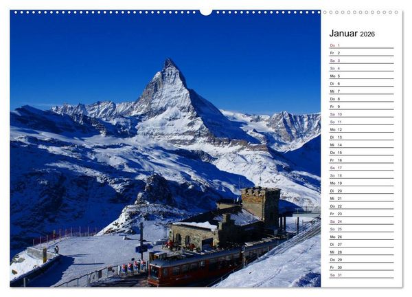 Produktbild: Matterhorn. Der Berg der Berge (hochwertiger Premium Wandkalender 2026 DIN A2 quer), Kunstdruck in Hochglanz